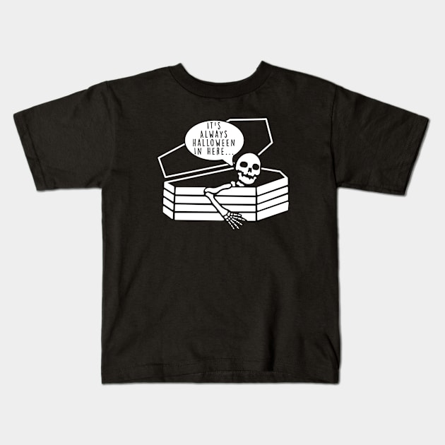 Halloween Forever Kids T-Shirt by Super Secret Snack Club